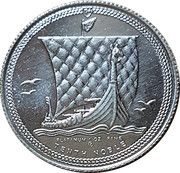 ⅒ Noble - Elizabeth II Longboat reverse image