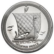 ¼ Noble - Elizabeth II Longboat reverse image