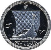 1 Noble - Elizabeth II Longboat, United Kingdom, 1983-1984 reverse image