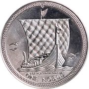 1 Noble - Elizabeth II Longboat, United Kingdom, 1985-1987 reverse image