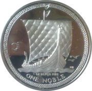 1 Noble - Elizabeth II Longboat reverse image
