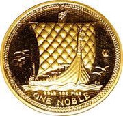 1 Noble - Elizabeth II Longboat reverse image