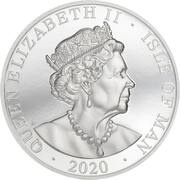 1 Noble - Elizabeth II Longboat with four birds; Silver Piedfort obverse image