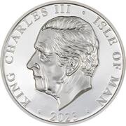 1 Noble - Charles III Longboat; Silver Piedfort obverse image