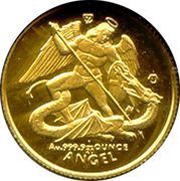 1⁄20 Angel - Elizabeth II Archangel Michael reverse image