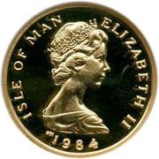 ⅒ Angel - Elizabeth II 2nd portrait obverse image