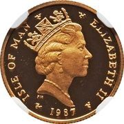 ⅒ Angel - Elizabeth II 3rd portrait obverse image