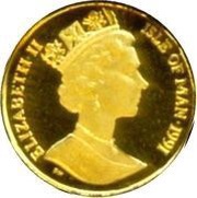 ⅒ Angel - Elizabeth II Archangel Michael obverse image