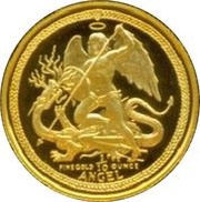 ⅒ Angel - Elizabeth II Archangel Michael reverse image