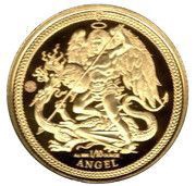 ⅒ Angel - Elizabeth II Archangel Michael reverse image