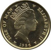 ¼ Angel - Elizabeth II 3rd portrait obverse image
