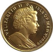 ¼ Angel - Elizabeth II Archangel Michael obverse image