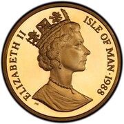 ½ Angel - Elizabeth II Archangel Michael obverse image