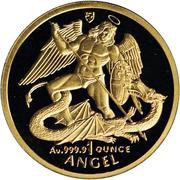 1 Angel - Elizabeth II 3rd portrait, United Kingdom, 1994-2007 reverse image