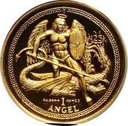 1 Angel - Elizabeth II Archangel Michael reverse image