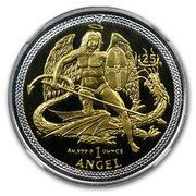 1 Angel - Elizabeth II 25th Anniversary of Gold Angel reverse image