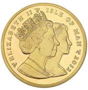 1 Angel - Elizabeth II The 2012 Diamond Jubilee obverse image
