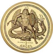 1 Angel - Elizabeth II The 2012 Diamond Jubilee, United Kingdom, 2012 reverse image