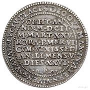 ½ Thaler - Joachim Fridrich Death of Joachim Fridrich, Bohemia, 1602 reverse image