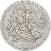 1 Angel - Elizabeth II 5th portrait, Piedfort, United Kingdom, 2017-2018 reverse image