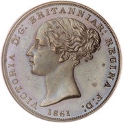 1⁄26 Shilling - Victoria obverse image
