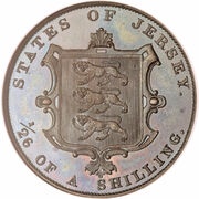 1⁄26 Shilling - Victoria, United Kingdom, 1841-1861 reverse image