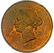 1⁄26 Shilling - Victoria Pattern obverse image