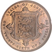 1⁄26 Shilling - Victoria, United Kingdom, 1866-1871 reverse image