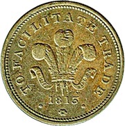 Half Penny Bank Token obverse image