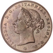 1⁄24 Shilling - Victoria obverse image