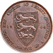 1⁄24 Shilling - Edward VII reverse image
