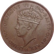 1⁄24 Shilling - George VI obverse image