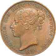 1⁄13 Shilling - Victoria obverse image