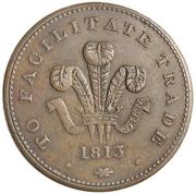 1 Penny Bank token obverse image