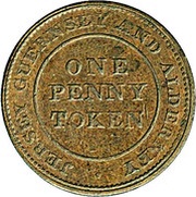 1 Penny Bank Token, United Kingdom, 1813 obverse image