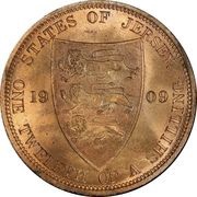 1⁄12 Shilling - Edward VII reverse image
