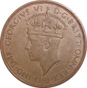 1⁄12 Shilling - George VI obverse image