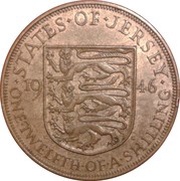 1⁄12 Shilling - George VI, United Kingdom, 1937-1947 reverse image