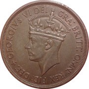 1⁄12 Shilling - George VI Liberation obverse image