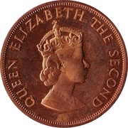 1⁄12 Shilling - Elizabeth II 1st portrait obverse image
