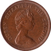 1 New Penny - Elizabeth II 2nd portrait, United Kingdom, 1971-1980 obverse image