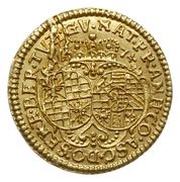 ¼ Ducat - Louise, Bohemia, 1674 reverse image