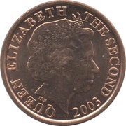 1 Penny - Elizabeth II 4th portrait obverse image