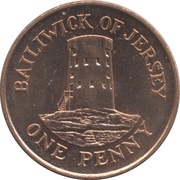1 Penny - Elizabeth II 4th portrait, United Kingdom, 1998-2016 reverse image