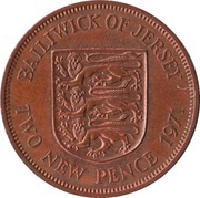 2 New Pence - Elizabeth II 2nd portrait reverse image