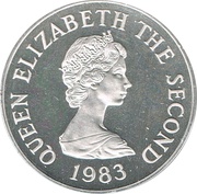 2 Pence - Elizabeth II 2nd portrait; Silver issue obverse image