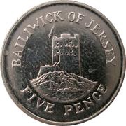 5 Pence - Elizabeth II 4th portrait, United Kingdom, 1998-2012 reverse image