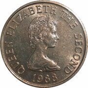 10 Pence - Elizabeth II 2nd portrait; large type obverse image
