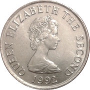 10 Pence - Elizabeth II 2nd portrait; small type obverse image