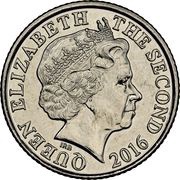 10 Pence - Elizabeth II 4th portrait, magnetic obverse image